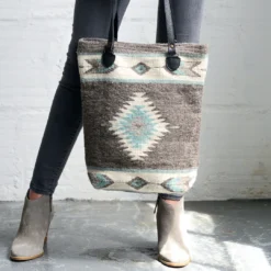 MZ Fair Trade Starlight Wool Bucket Tote Bag 18 MZ Fair Trade Starlight Wool Bucket Tote Bag