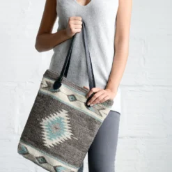 MZ Fair Trade Starlight Wool Bucket Tote Bag 23 MZ Fair Trade Starlight Wool Bucket Tote Bag