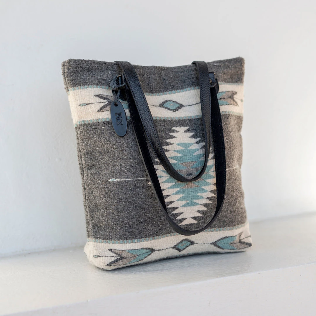 MZ Fair Trade Starlight Wool Bucket Tote Bag 10 MZ Fair Trade Starlight Wool Bucket Tote Bag