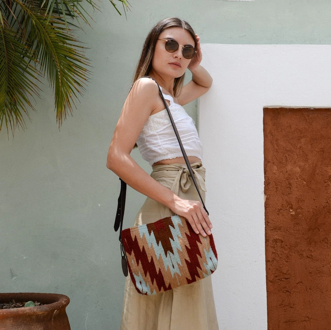 MZ Fair Trade Accessories Sunrise Wool Crossbody Bag 4 MZ Fair Trade Accessories Sunrise Wool Crossbody Bag