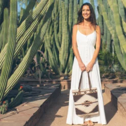 MZ Fair Trade Tierra Wool Bucket Tote Bag Accessories