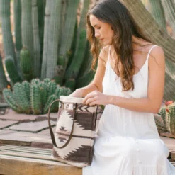 MZ Fair Trade Tierra Wool Bucket Tote Bag Accessories