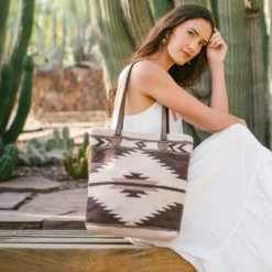 MZ Fair Trade Tierra Wool Bucket Tote Bag Accessories