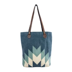 MZ Fair Trade Accessories Waterfall Wool Bucket Tote Bag