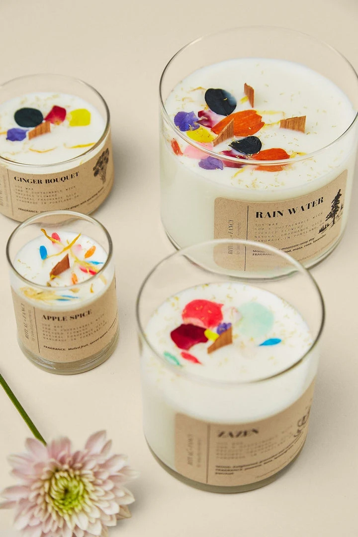 Ritual And Fancy Best Sellers Natural Flower Petal Glass Tumbler Candle - 12 Oz 5 Ritual And Fancy Best Sellers Natural Flower Petal Glass Tumbler Candle - 12 Oz