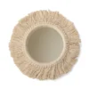 Casa Amarosa Natural Fringe Wall Mirror Home Goods