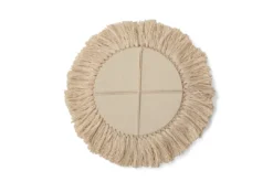 Casa Amarosa Natural Fringe Wall Mirror Home Goods
