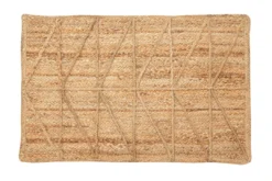 Casa Amarosa Home Goods Natural Triangle Jute Rug