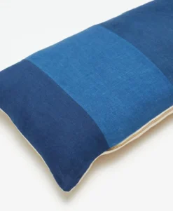Anchal Naturally Dyed Colorblock Lumbar Pillow