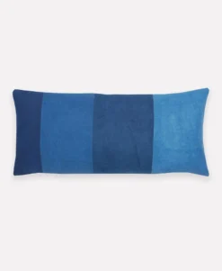 Anchal Naturally Dyed Colorblock Lumbar Pillow