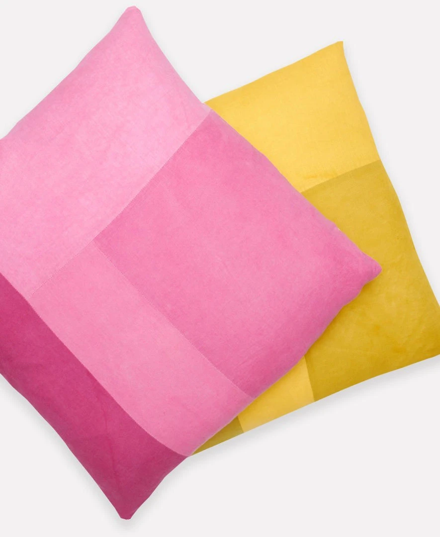 Anchal Home Goods Naturally Dyed Colorblock Throw Pillow 9 Anchal Home Goods Naturally Dyed Colorblock Throw Pillow