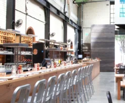 Emeco Navy Recycled Counter Stool With Arms Furniture 12 Emeco Navy Recycled Counter Stool With Arms Furniture