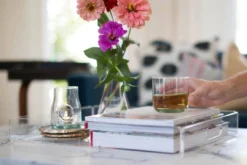 Newly Goods Balsamo Lucite Upcycled Rectangle Tray Best Sellers