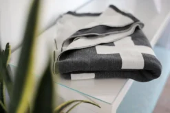 Newly Goods Cross Recycled Throw Blanket