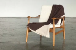 Newly Goods Handcrafted Roja Whipstitch Recycled Throw Blanket