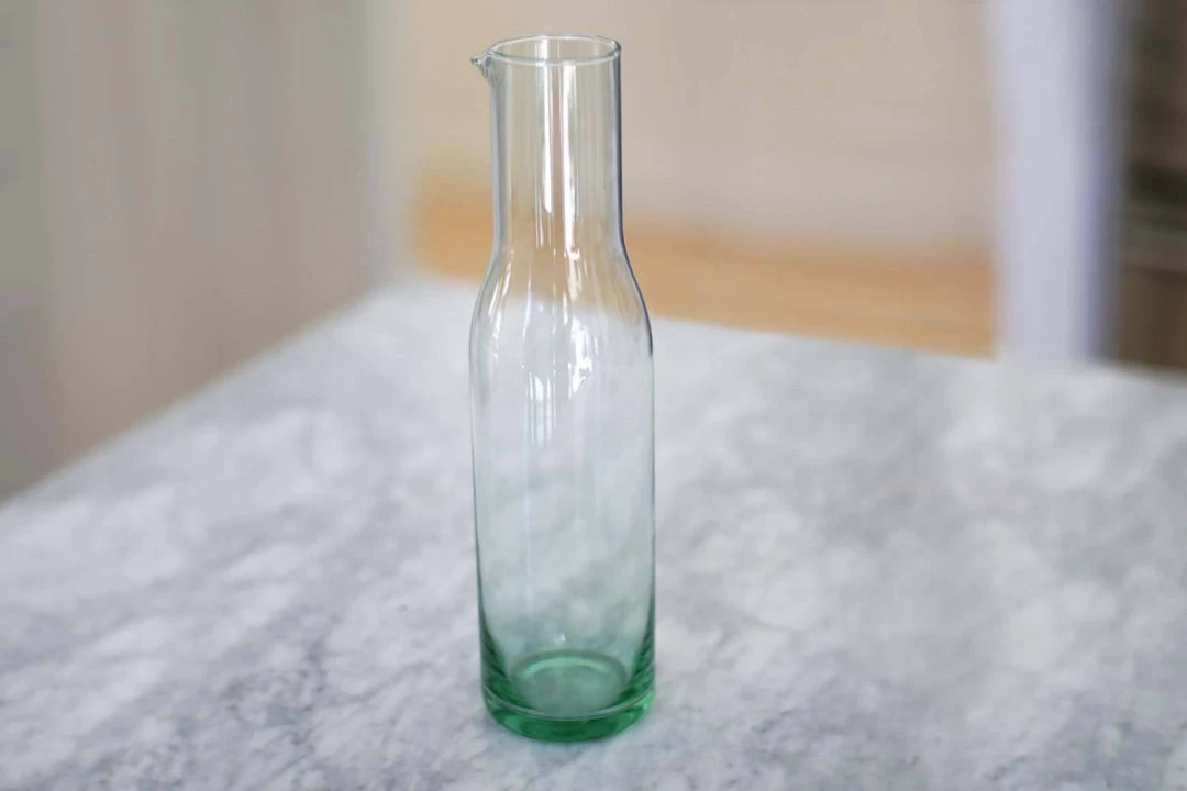 Newly Goods Tavola Recycled Glass Pitcher Handcrafted 4 Newly Goods Tavola Recycled Glass Pitcher Handcrafted