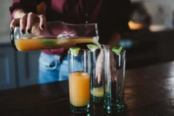 Newly Goods Tavola Recycled Glass Pitcher Handcrafted 9 Newly Goods Tavola Recycled Glass Pitcher Handcrafted