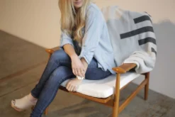 Newly Goods Ziggurat Recycled Throw Blanket