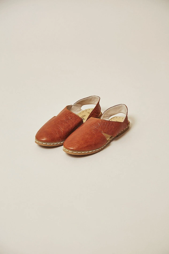 Nida Lu Handmade Shoes Women's Antalya Slip-On Flat - Coconut 3 Nida Lu Handmade Shoes Women's Antalya Slip-On Flat - Coconut