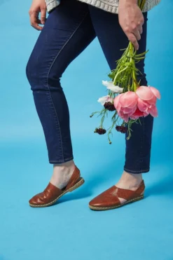 Nida Lu Handmade Shoes Women's Antalya Slip-On Flat - Coconut