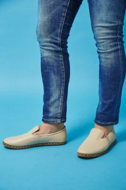 Nida Lu Handmade Women's Deniz Loafer - Bone