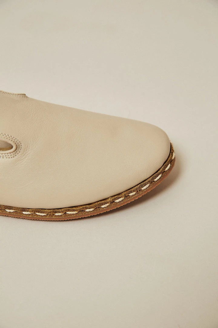 Nida Lu Handmade Women's Deniz Loafer - Bone 6 Nida Lu Handmade Women's Deniz Loafer - Bone