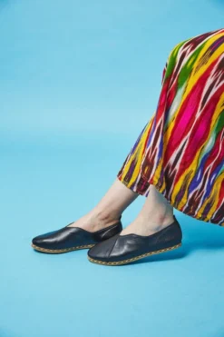 Nida Lu Handmade Women's Lu Loafer - Onyx Shoes