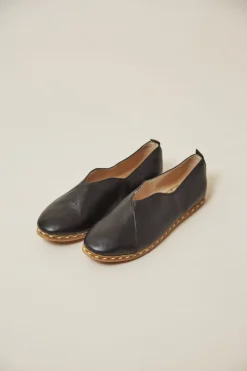 Nida Lu Handmade Women's Lu Loafer - Onyx Shoes