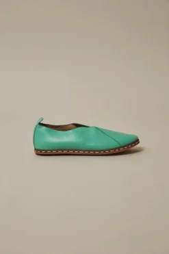 Nida Lu Handmade Shoes Women's Lu Loafer - Turquoise