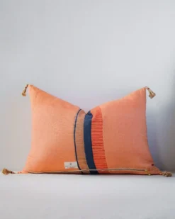 Soil To Studio Best Sellers Nina Linen Throw Pillow Cover - Terracota