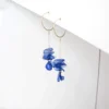 Giulia Letzi + META Jewelry Nina Upcycled Chain Drop Earrings - Blue