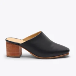 Nisolo All-Day Heeled Mule - Black