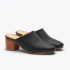 Nisolo All-Day Heeled Mule - Black