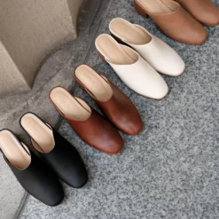 Nisolo Special Occasion All-Day Heeled Mule - Brandy 18 Nisolo Special Occasion All-Day Heeled Mule - Brandy