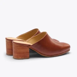 Nisolo Special Occasion All-Day Heeled Mule - Brandy 19 Nisolo Special Occasion All-Day Heeled Mule - Brandy
