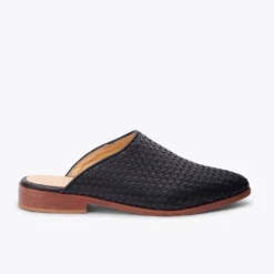 Nisolo Special Occasion Ama Woven Mule - Black