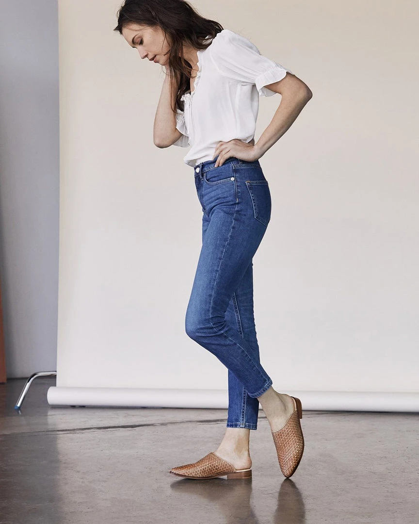 Nisolo Ama Woven Mule - Brown 6 Nisolo Ama Woven Mule - Brown