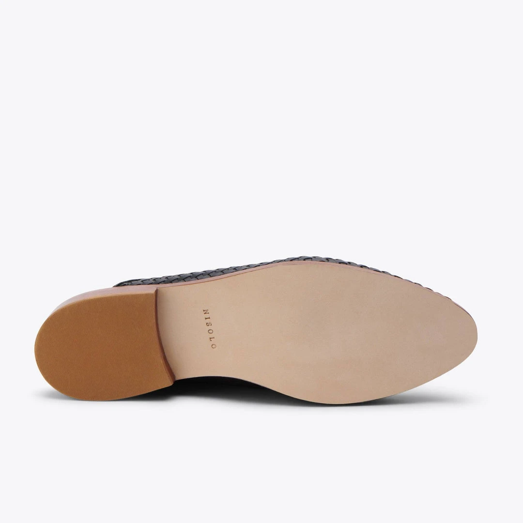 Nisolo Shoes Ama Woven Mule - Almond 11 Nisolo Shoes Ama Woven Mule - Almond