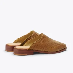 Nisolo Shoes Ama Woven Mule - Almond 19 Nisolo Shoes Ama Woven Mule - Almond
