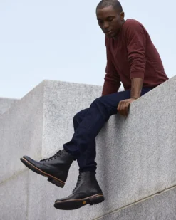 Nisolo Men's Andres All Weather Boot - Black