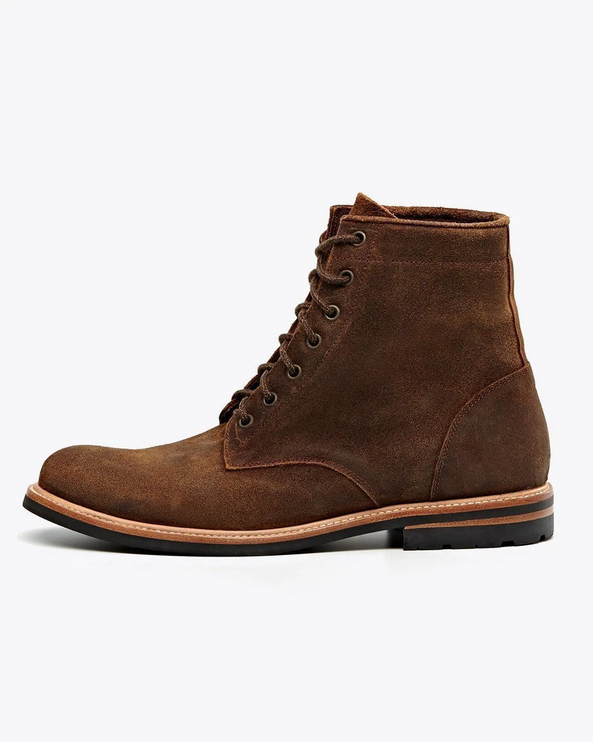 Nisolo Men's Andres All Weather Boot - Waxed Brown 10 Nisolo Men's Andres All Weather Boot - Waxed Brown