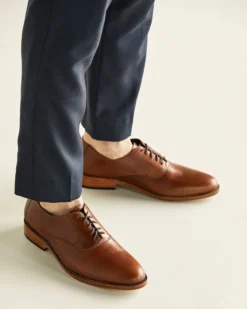 Nisolo Men's Calano Oxford - Brandy