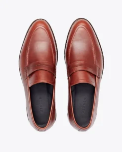 Nisolo Men's Chamberlain Penny Loafer - Brandy Best Sellers