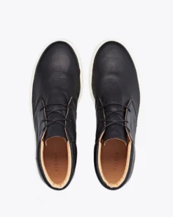 Nisolo Men's Cortez Mid Top Sneaker - Black 17 Nisolo Men's Cortez Mid Top Sneaker - Black