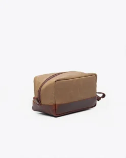 Nisolo Durango Waxed Canvas Dopp Kit Accessories