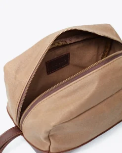 Nisolo Durango Waxed Canvas Dopp Kit Accessories