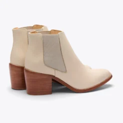 Nisolo Heeled Chelsea Boot - Bone Special Occasion