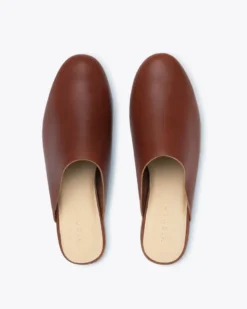 Nisolo Lima Slip On Mule - Brandy