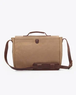 Nisolo Loreto Messenger Bag - Waxed Canvas
