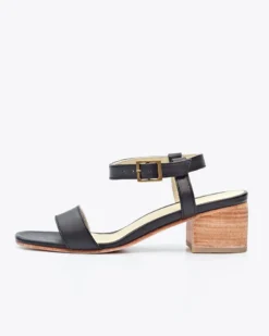 Nisolo Lucia Block Heel Sandal - Black